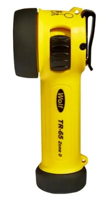 A right-angled, compact and lightweight ATEX torch, the Wolf Safety TR-65 and the TR-60 has many applications in harsh and hazardous environments.  