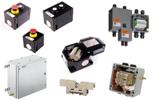 Junction boxes control stations and accessories