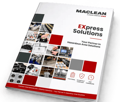 Explore MacLean International's EXpress Solutions brochure for a closer look at our hazardous-area capabilities, workshop services, products and technical support. Explore MacLean International's EXpress Solutions brochure for a closer look at our hazardous-area capabilities, workshop services, products and technical support.