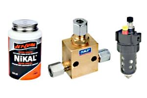 DNOW sells lubrication fittings, lubricants and lubricators
