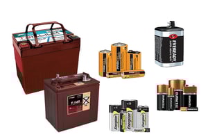 DNOW sells a wide selection of batteries and battery chargers