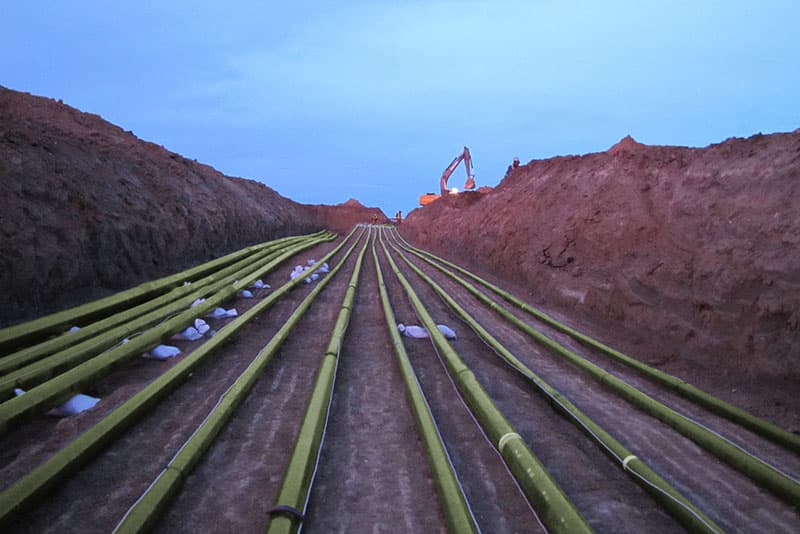 TS&M Supply distributes fiberglass pipe