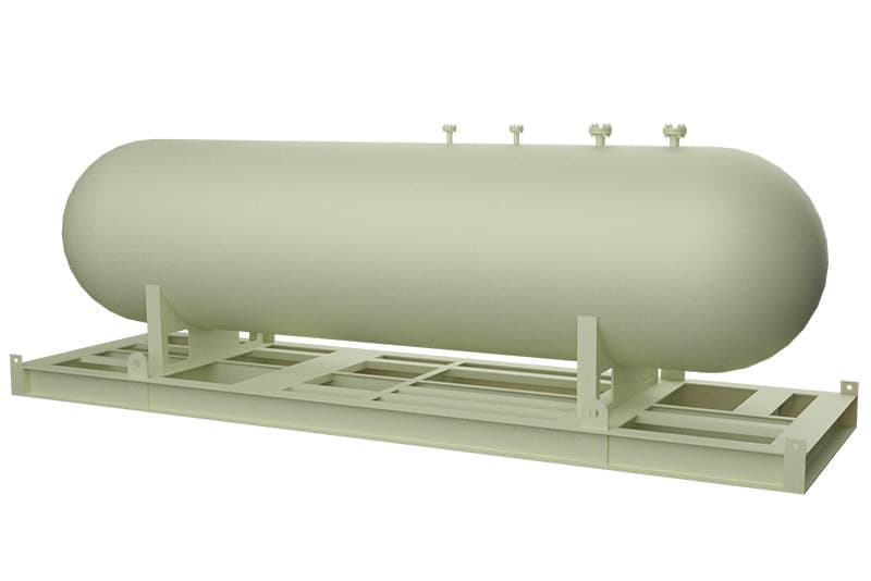  Industrial bullet tanks for safe storage & transport of pressurized liquids & gases. DNOW U.S. Process Solutions: Your custom pressure vessel experts