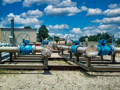 Photo: Our pipeline launchers and receiver skids are prepped and ready for shipping to keep our customer's pipelines.