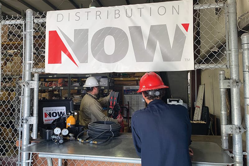 Photo showing DNOW on-site safety stores and service centers at customer facilities, man or unmanned, offer many opportunities for cost savings.