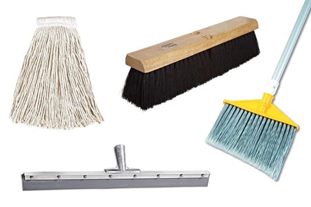 Brooms, Mops & Squeegees