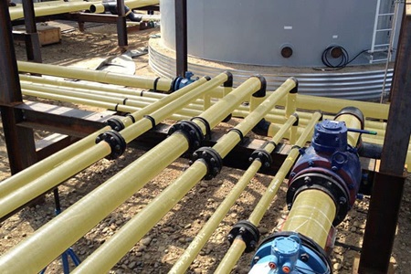 Fiberglass Facility Piping