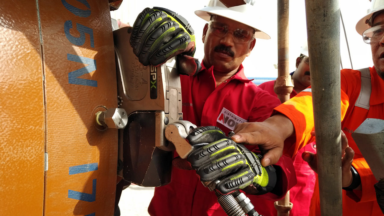 pressure testing valve actuation