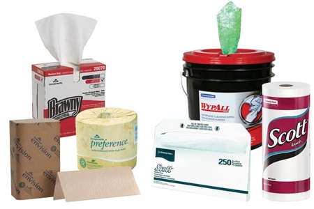 Towels, Tissues & Wipers