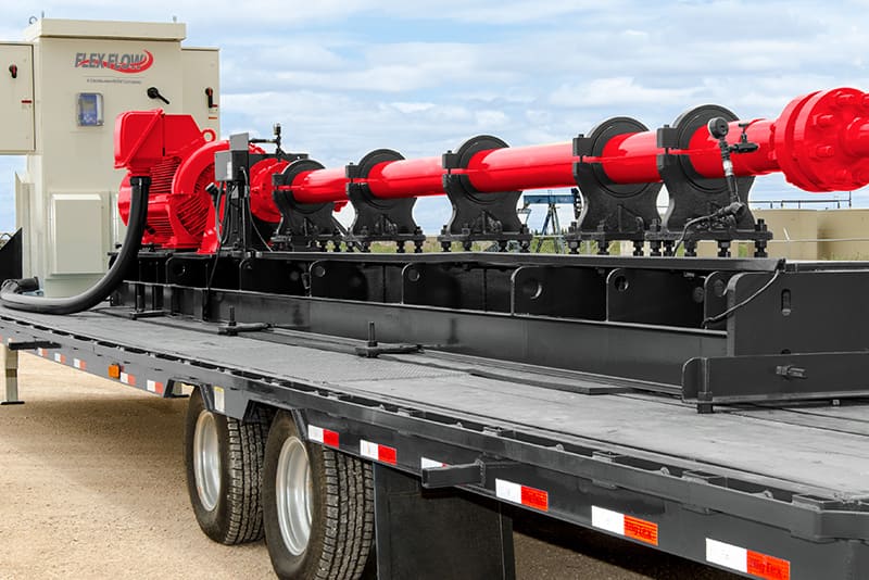 Flex Flow, a DistributionNOW company, combines a unique horizontal pumping system (HPS) with a versatile hydraulic jet pump (HJP)