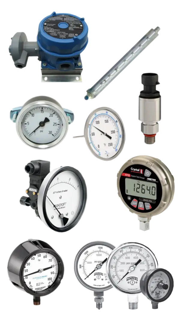 Temperature Measurement Gauges, Meters and Sensors - Measure Monitor Control