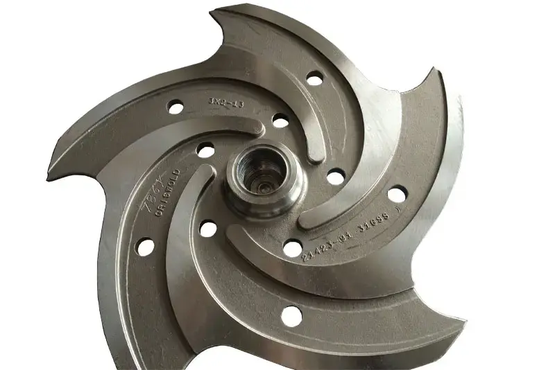 Image shows a replacement pump impeller, one of many high-quality aftermarket and OEM replacement pump parts available from DNOW