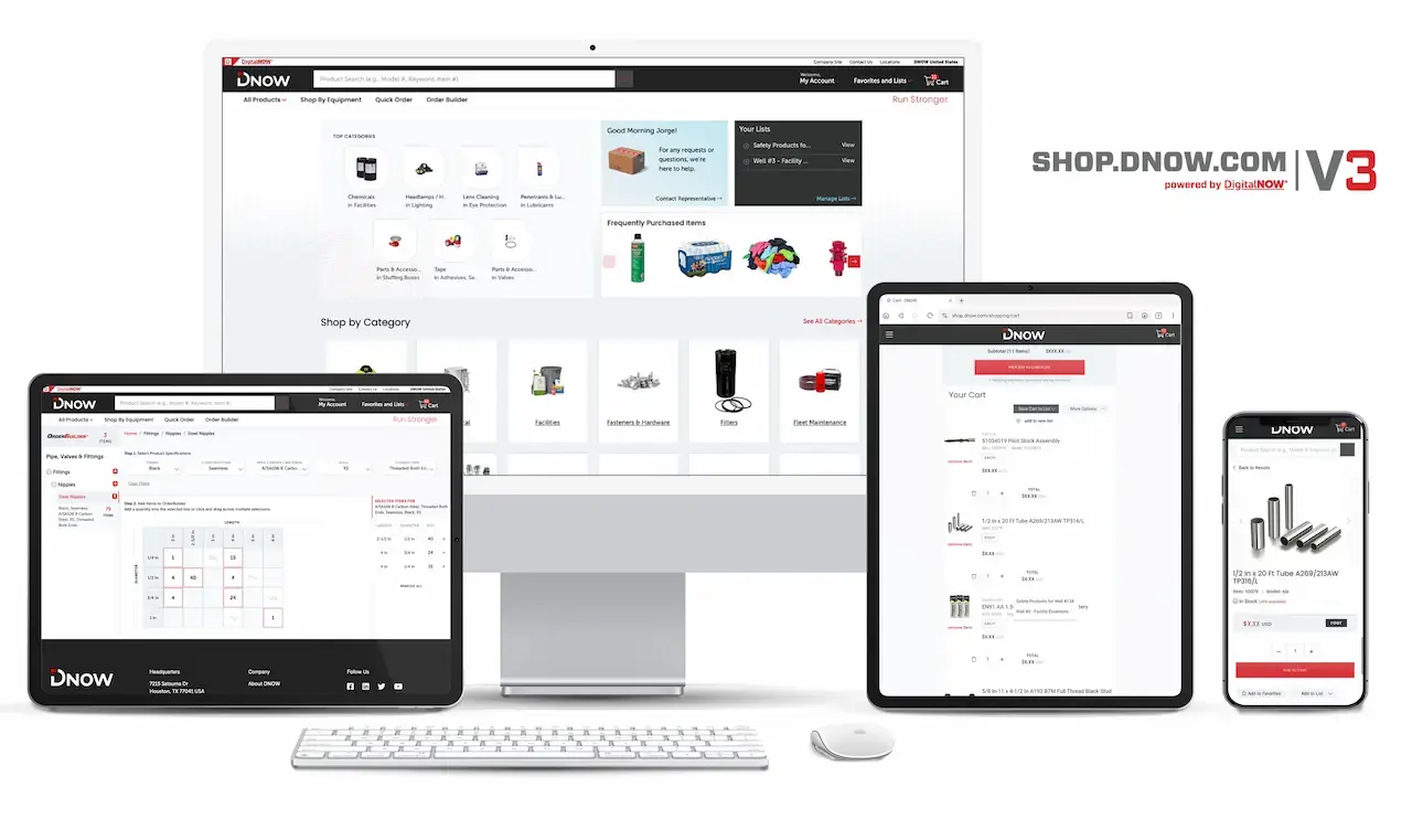 DNOW launches updated online procurement system for all devices