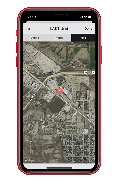 eTrack allows you to view your asset location
